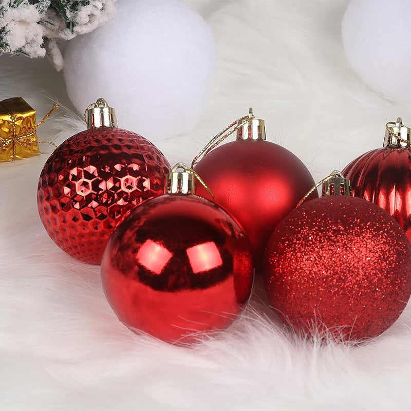 Skanto | 34tlg. Weihnachtsbaumkugeln Ornamente