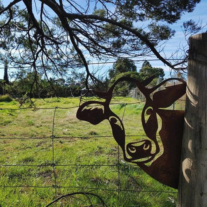 Skanto | Outdoor Garten Bauernhof Spähende Ziege Metallkunst Innendekoration