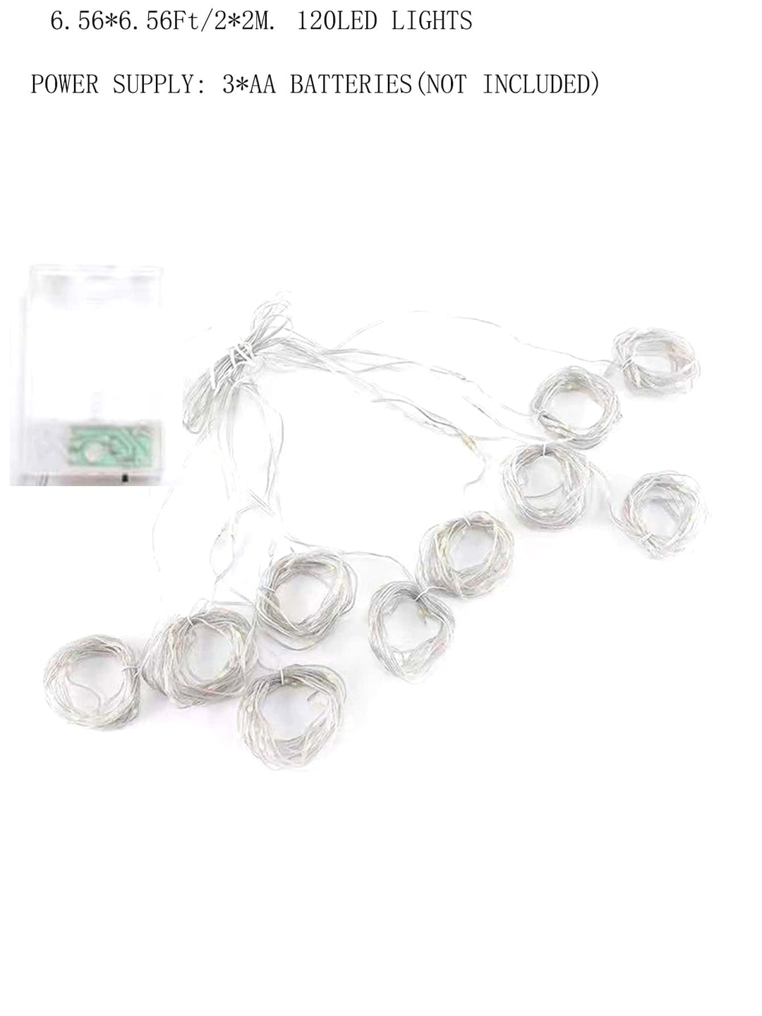Skanto | 120 LED 2 x 2M Lichtervorhang – Neue Beleuchtung
