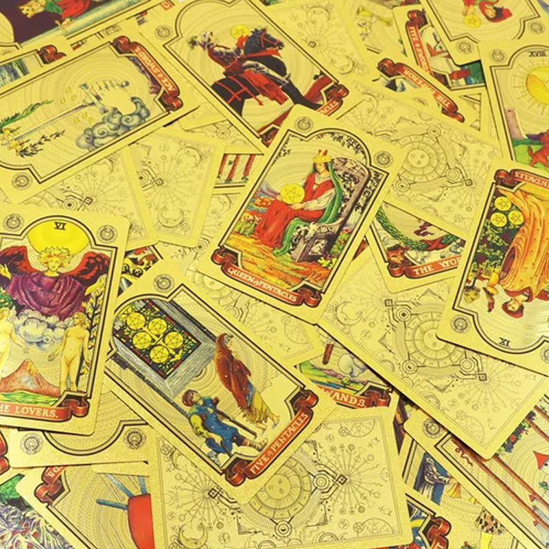 Entdecken Sie die mystische Welt des Tarot Goldfolien-Tarots