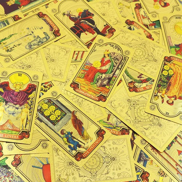 Entdecken Sie die mystische Welt des Tarot Goldfolien-Tarots