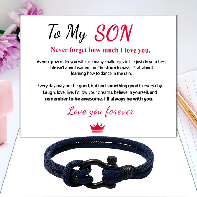 Skanto | An meine Tochter für immer nautisches Armband