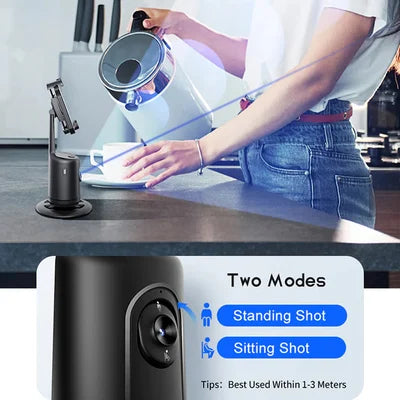 360° Drehung Smart Auto Gesicht Objektverfolgungs Halter