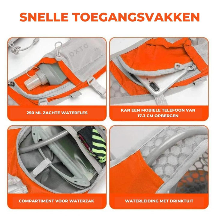 Skanto AquaPack – Stilvoller wasserdichter Rucksack mit Trinkblase