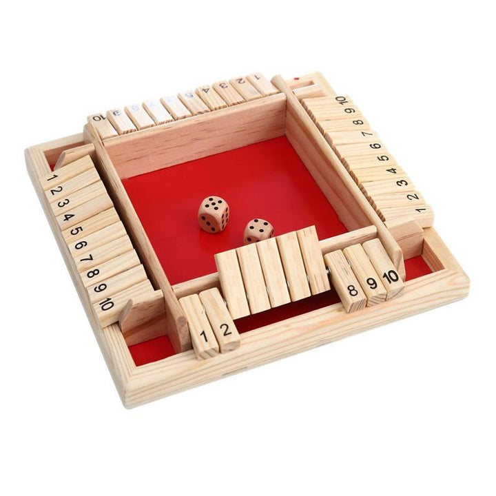Skanto | Shut The Box Spiel – Lustiges Brettspiel für Erwachsene & Kinder