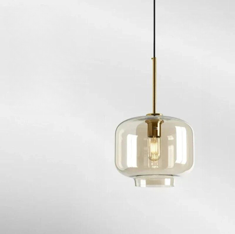 Skanto | NordicGlas - Moderne skandinavische Glas-Pendelleuchte für Esszimmer und Wohnzimmer