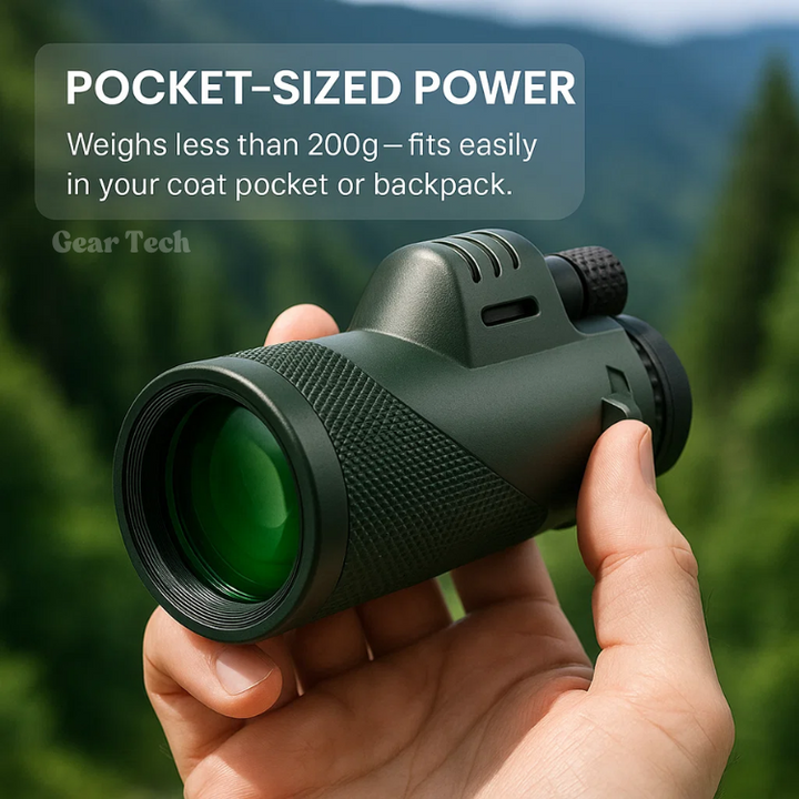 Skanto | Kompaktes 600x Ultra-Zoom Monokular | HD-Linse, leicht & perfekt für Wandern, Vogelbeobachtung und Sportveranstaltungen