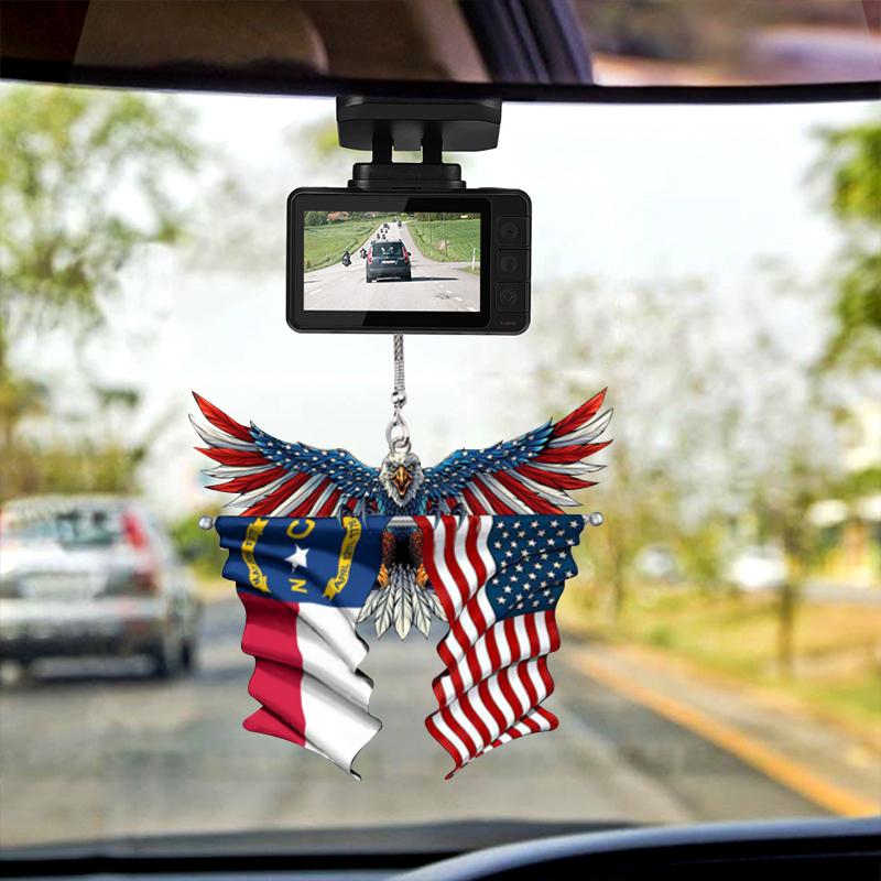 Skanto | Adlerflaggen-Hängeornament für das Auto