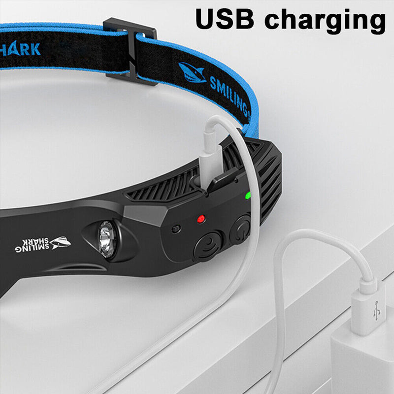 Skanto | LED USB wiederaufladbare leistungsstarke Stirnlampe