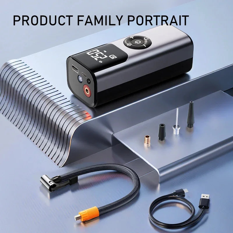 Skanto | Mini kabellose automatische Autoreifen-Luftkompressorpumpe