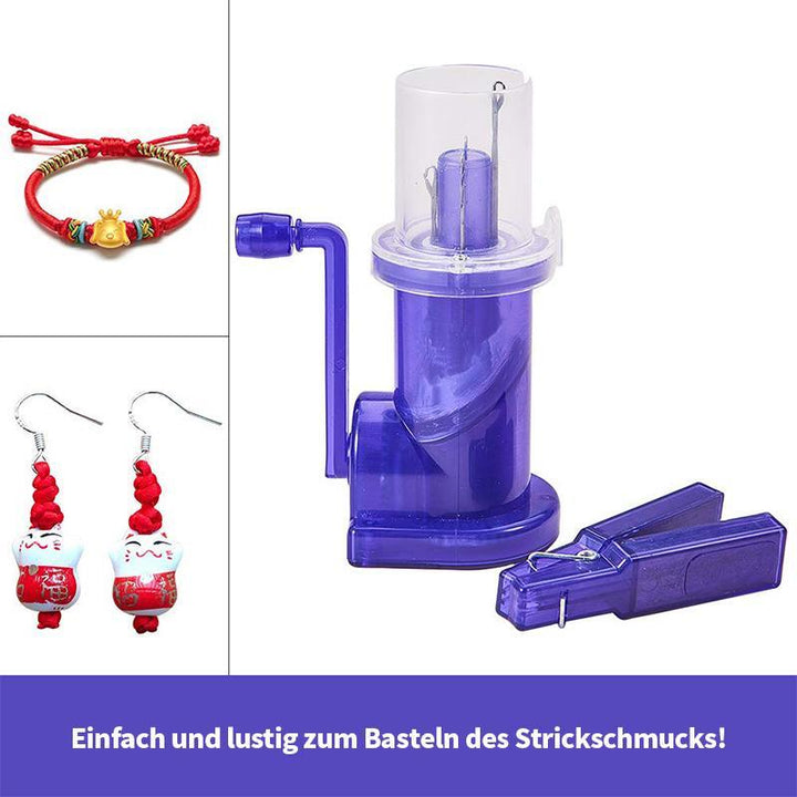 Skanto | Handstrickmaschine Spulenstricker Wolle Wickelmaschine Bastelarmband Webwerkzeug für Basteldekoration Gestrickte Produkte Heimgebrauch