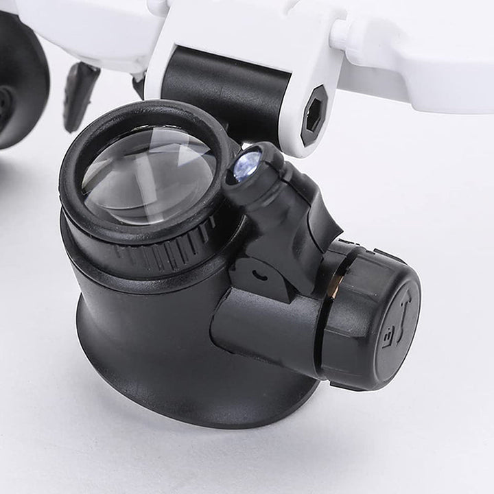 Skanto | Lupenbrille mit LED-Lichtern für beide Augen