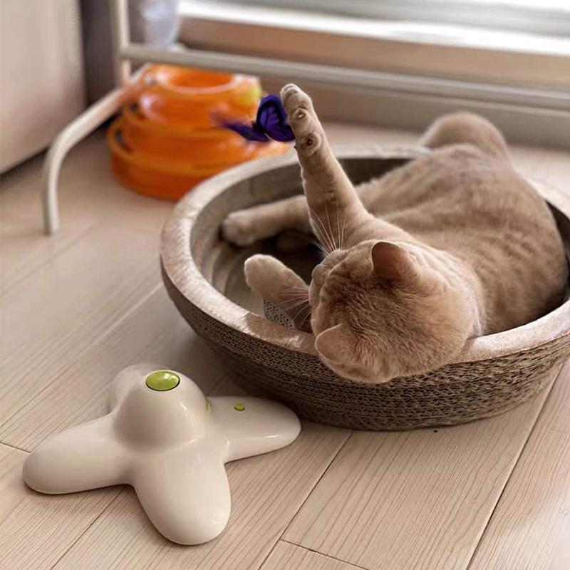 Skanto | Automatisches Schmetterling Katzen-Spielzeug