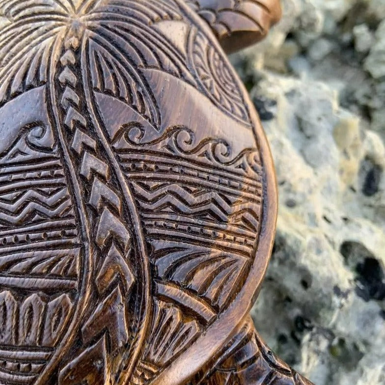 Skanto | Hawaiianische Schildkröten-Harzfigur