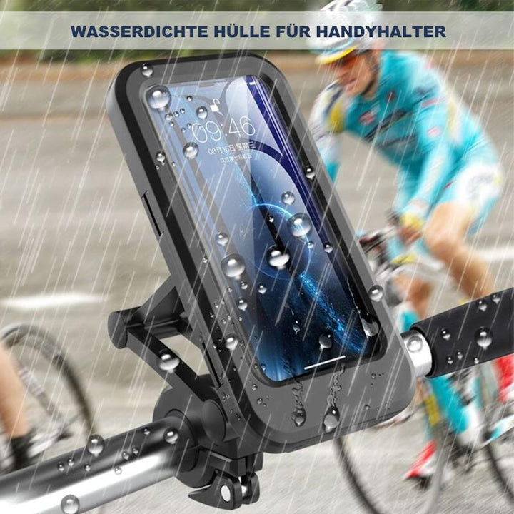 Skanto | RideCharge Pro – Wasserdichte Handyhalterung mit USB und 15W kabelloser Ladefunktion für Fahrrad und E-Bike