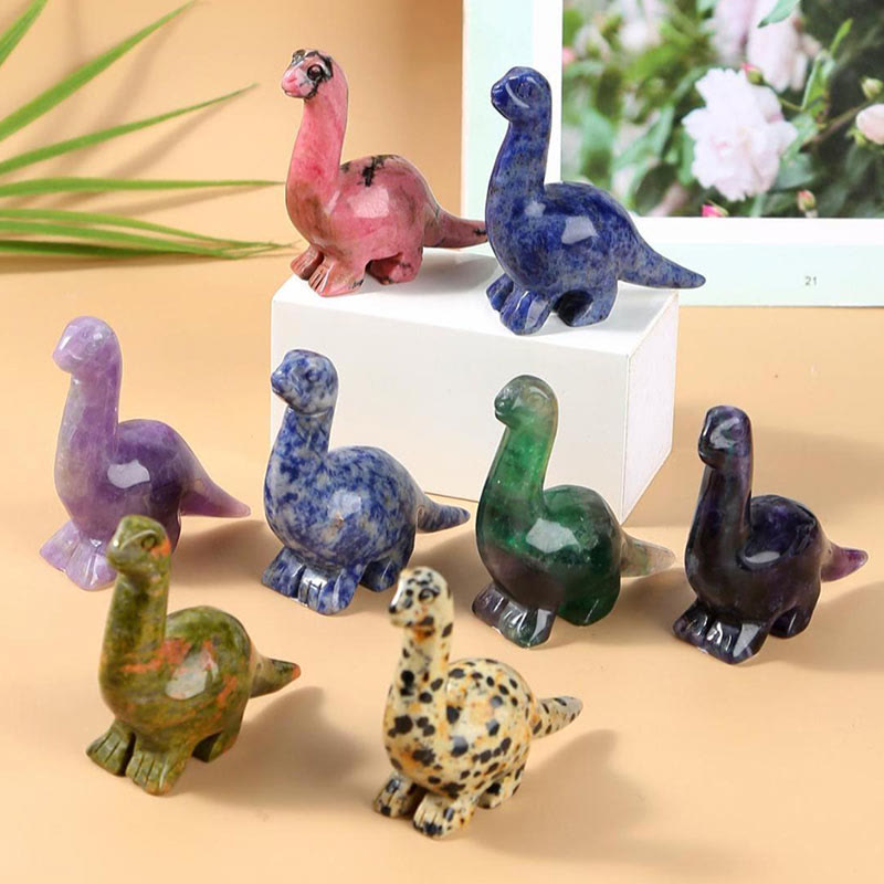 Skanto | Frendorf 2.5 Inch Kristall-Dinosaurier-Heimdekor Edelstein-Dekor
