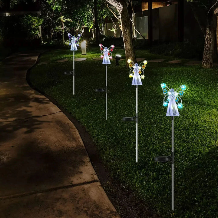 Skanto | Solar Engel LED-Gartenleuchte für Außendekoration