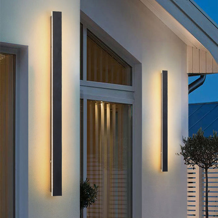 Skanto | Wasserdichte LED-Außenwandleuchte – Modernes minimalistisches Design