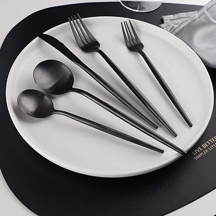 Skanto | Minimalistisches 36-teiliges Edelstahl-Besteckset: Eleganz und Langlebigkeit