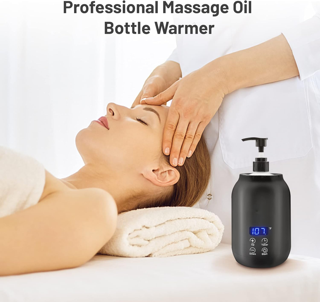 Skanto | Professioneller tragbarer elektrischer Massageölwärmer – Schnelles Aufheizen & digitale Steuerung