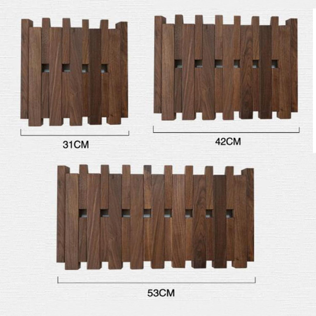 HarmonyHook – Stilvolle verstellbare Wandgarderobe aus Holz