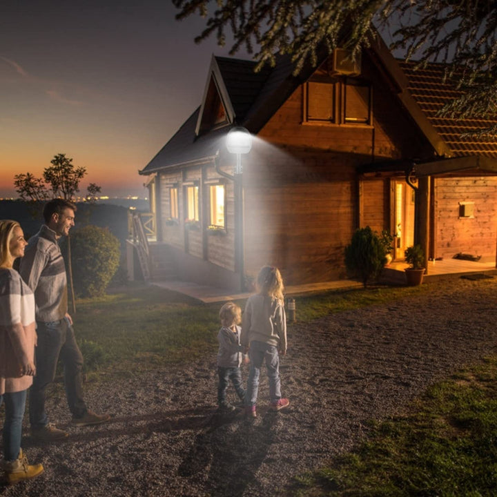 Skanto | Kocaso Wandleuchten LED 144 LEDs mit Fotozellensensor – IP65 wasserdichte Außenlampe