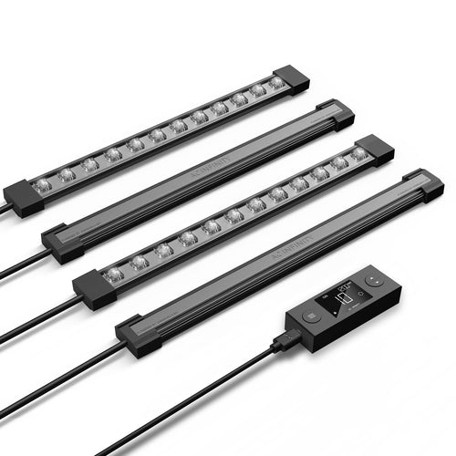Skanto | Ac Infinity Ionbeam S11, Vollspektrum LED Pflanzenlichtleisten 11”, Tiefere Penetration Samsung Lm301H Evo Dioden und Digitale Dimm-Timer-Steuerung, Für vegetative blühende Zimmerpflanzen, Growzelte, Gewächshäuser