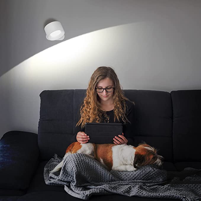 Skanto | Eternity Glow – Kabellose LED Wandlampe mit Fernbedienung und Timer