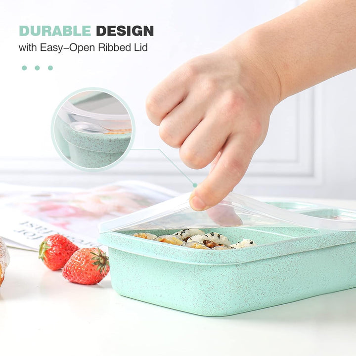 BentoBox – Set aus 4 Snackboxen mit Fächern
