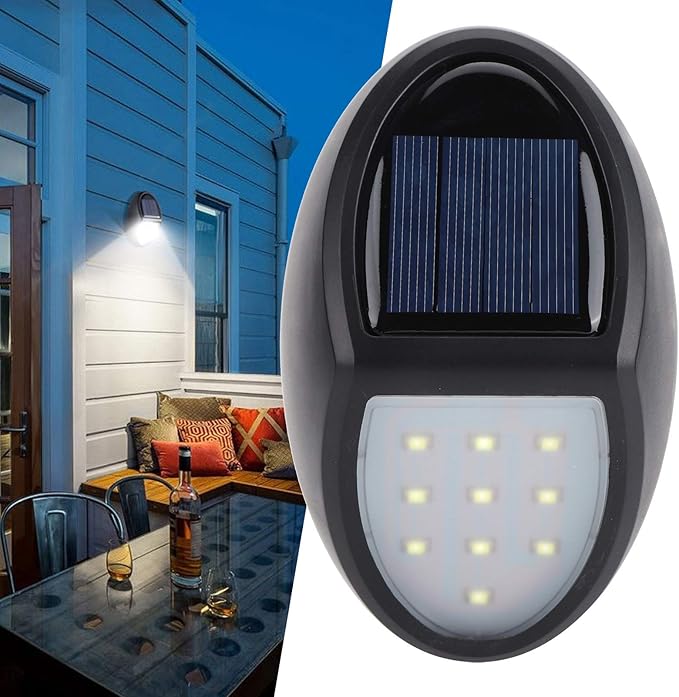 Skanto | Solar-LED-Wandleuchte für Außen – Wetterfest, energiesparend und mit Bewegungssensor