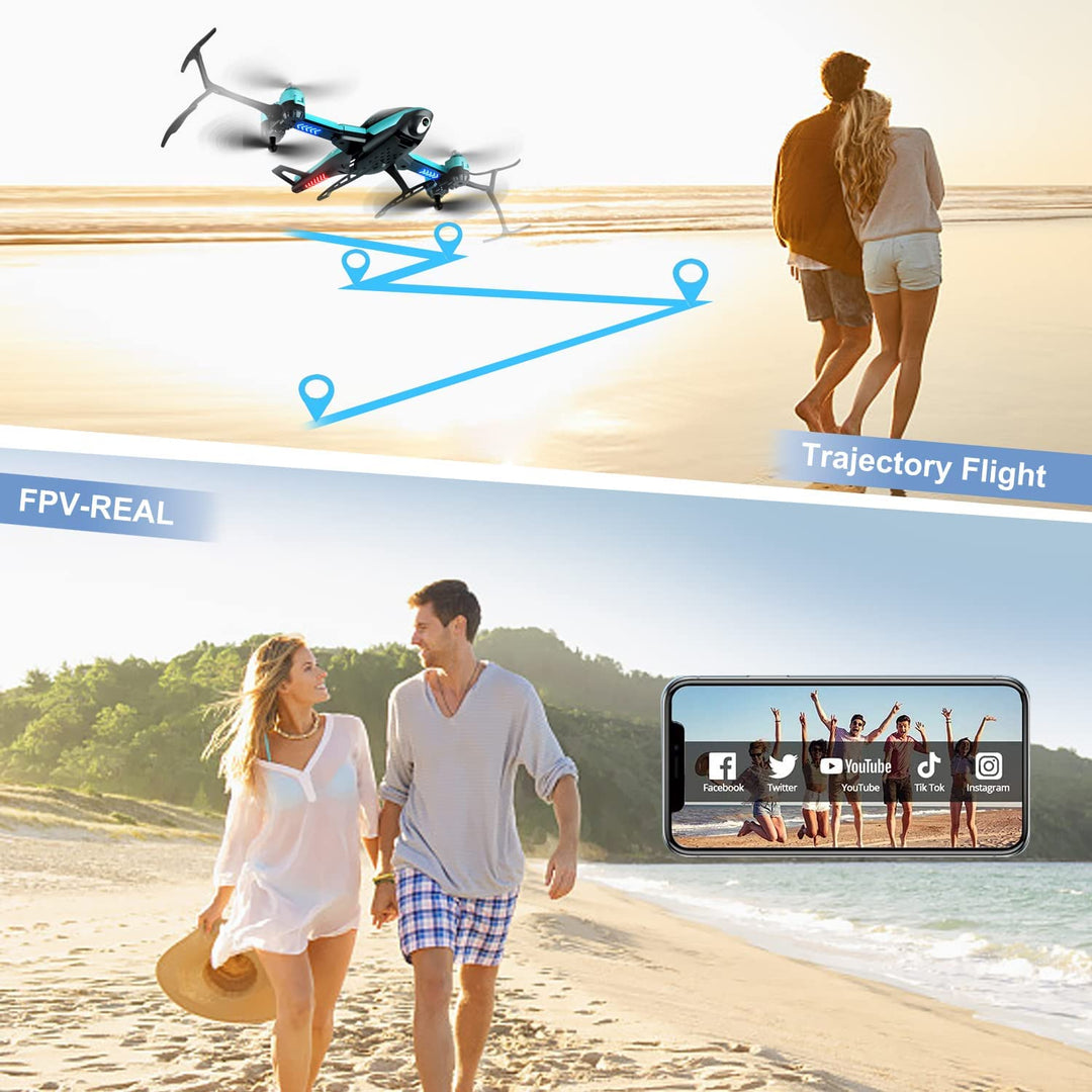 Skanto | RC Helikopter Drohne mit 1080P HD Kamera für Kinder und Erwachsene