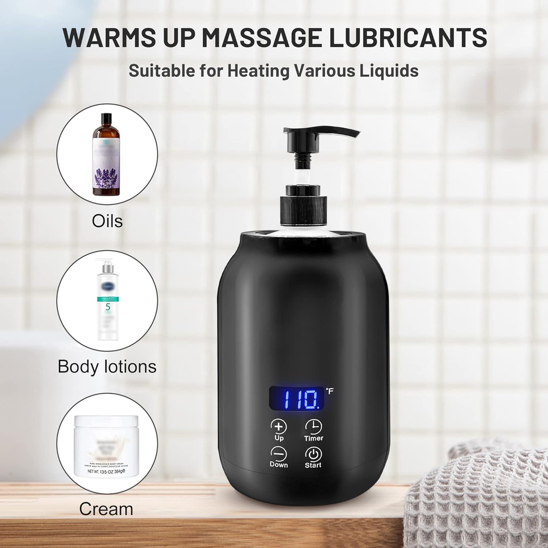 Skanto | Professioneller tragbarer elektrischer Massageölwärmer – Schnelles Aufheizen & digitale Steuerung