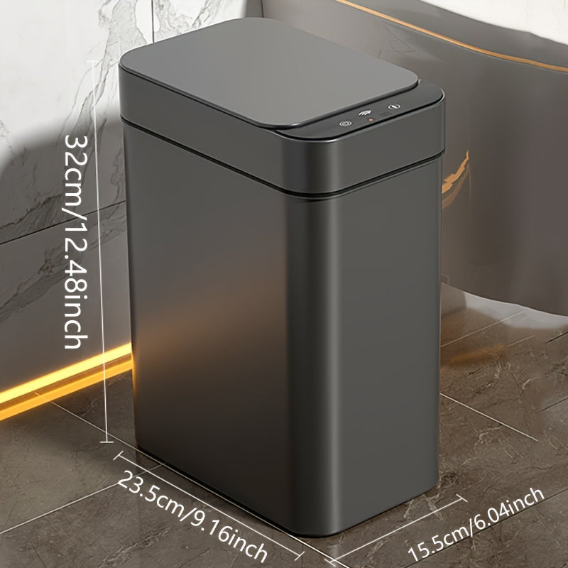 Skanto | 2er-Set Smarte Sensor-Mülleimer – Berührungslos und Kompakt (Schwarz)