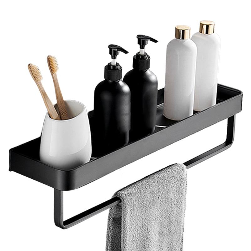 Mattschwarzes modernes Badezimmer-Set 1/2 – Edelstahl-Badezimmerregal