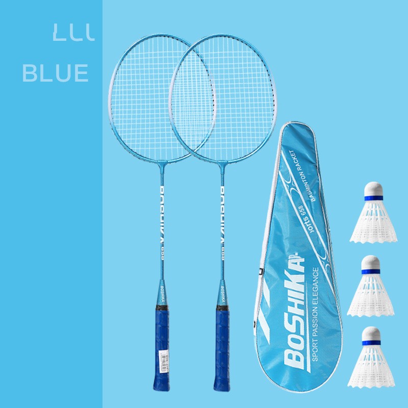 Badmintonschläger für Anfänger Kinder, Eisenlegierungs-Set A