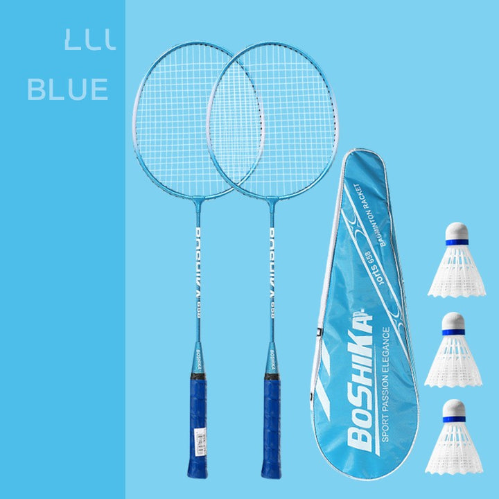 Badmintonschläger für Anfänger Kinder, Eisenlegierungs-Set A