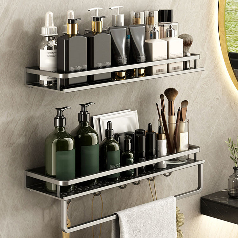 Skanto | Minimalistisches mattes Metall Badaccessoire-Set Moderne Badablage