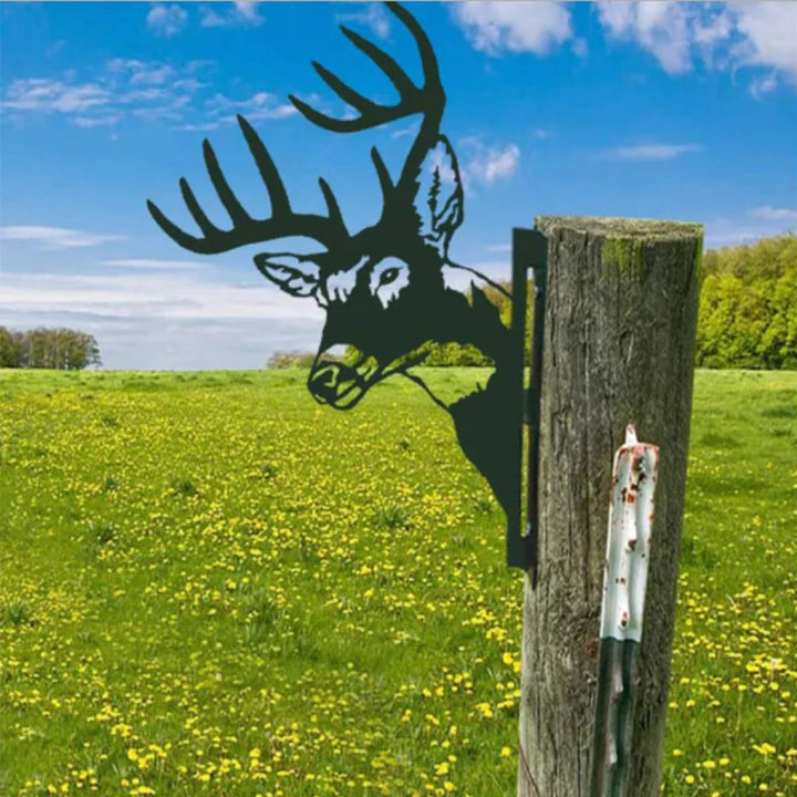 Skanto | Bauernhof-Deko – PeepFarm – Realistisches Tierdesign – Gartenmetallkunst