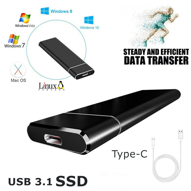 Skanto | Tragbare externe Solid-State-Festplatte, ultraschnelle externe SSD