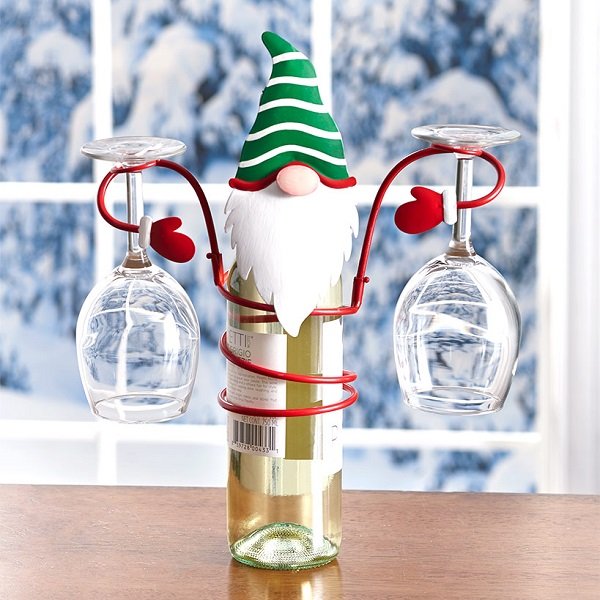 Skanto | Wein- und Glashalter für die Feiertage – Weihnachtsdekoration