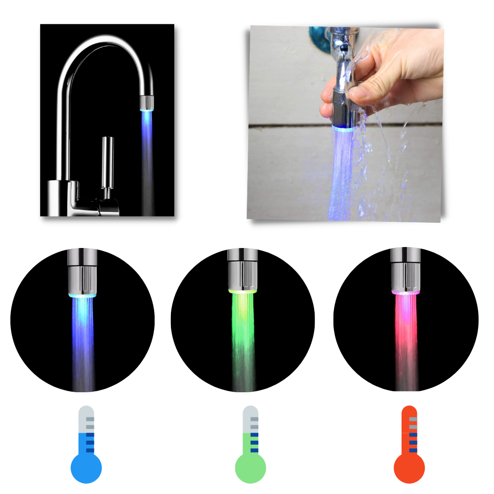 Mundstück mit farbwechselndem Temperatursensor