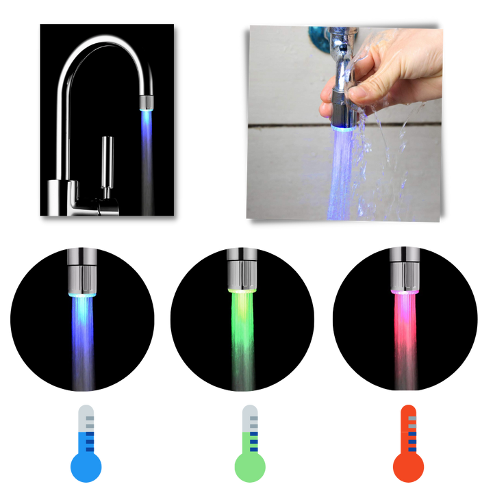 Mundstück mit farbwechselndem Temperatursensor