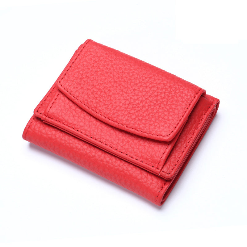 Handgefertigte RFID-Brieftasche aus weichem Leder