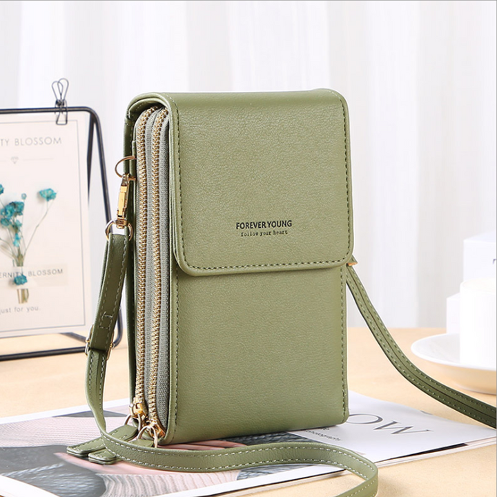 Skanto | Elegante Umhängetasche mit großem Fassungsvermögen und Touchscreen für Telefone