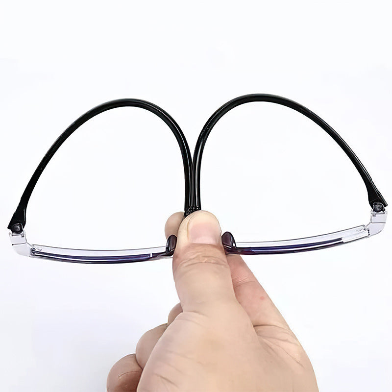 Skanto | Neu 2024: Hochharte Blaulichtfilter-Saphir-Lesebrille mit Dual-Fokus und intelligenter Lesefunktion