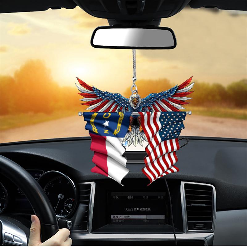 Skanto | Adlerflaggen-Hängeornament für das Auto