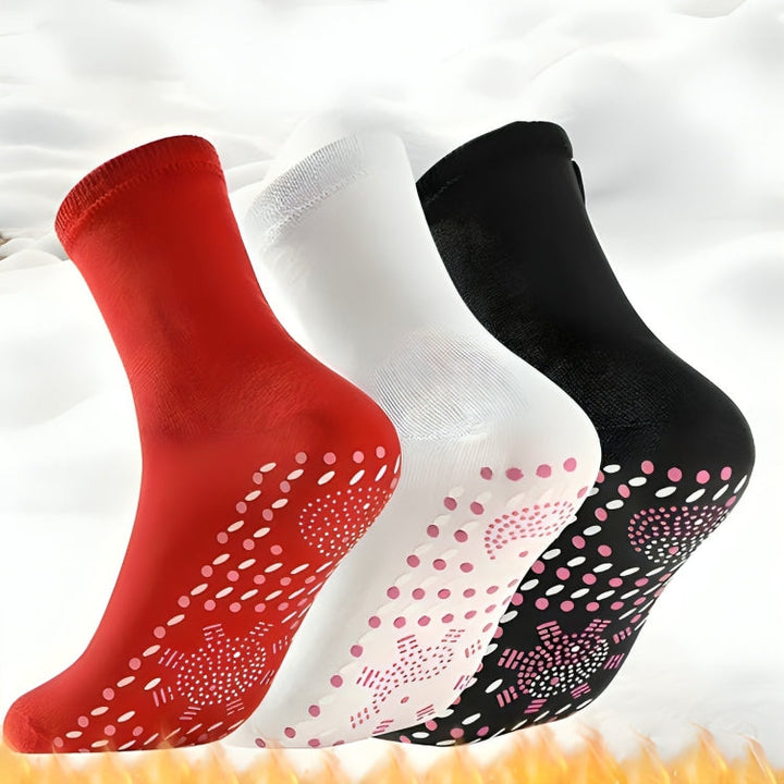 Thermosocken – Magnettherapie – Atmungsaktive, schlankmachende Thermosocken für kalte Füße – Fördert die Durchblutung & Komfort Skanto