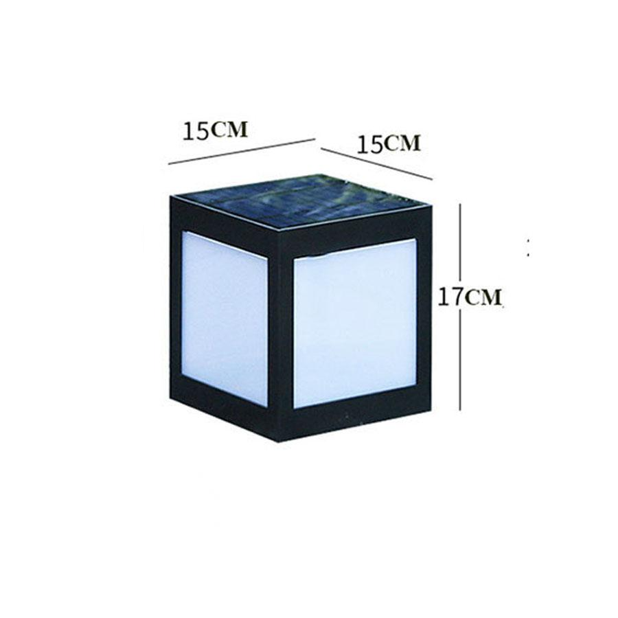 Skanto | Quadratische Solar-LED-Gartenlampe – Dekorative Außenbeleuchtung für Wege und Terrassen
