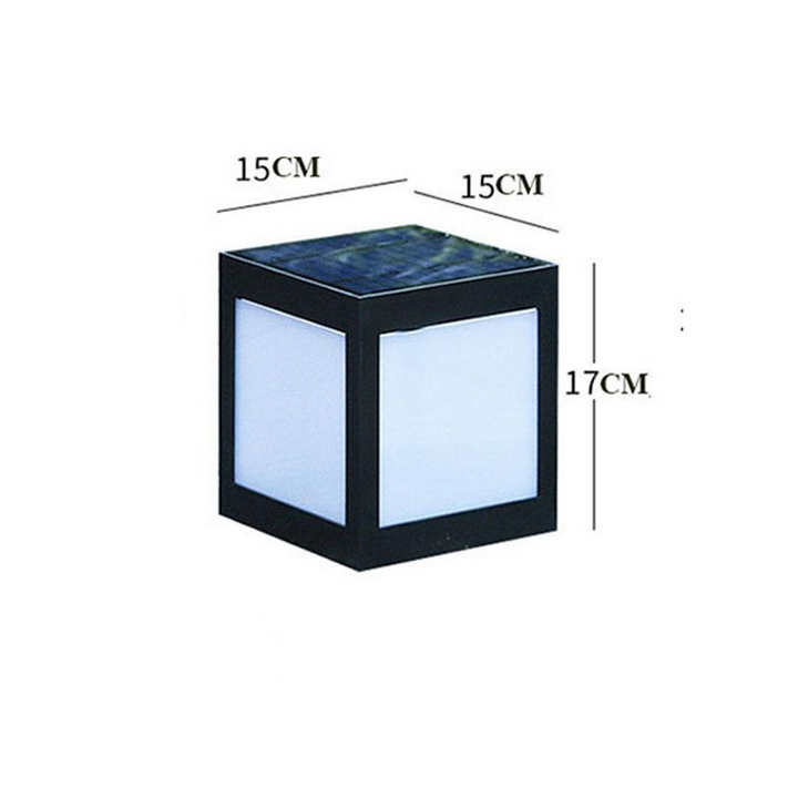 Skanto | Quadratische Solar-LED-Gartenlampe – Dekorative Außenbeleuchtung für Wege und Terrassen