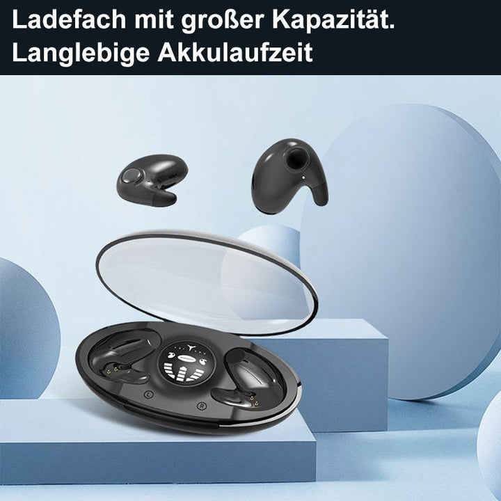 Skanto | Unsichtbare kabellose Schlaf-Ohrhörer IPX5 Wasserdicht